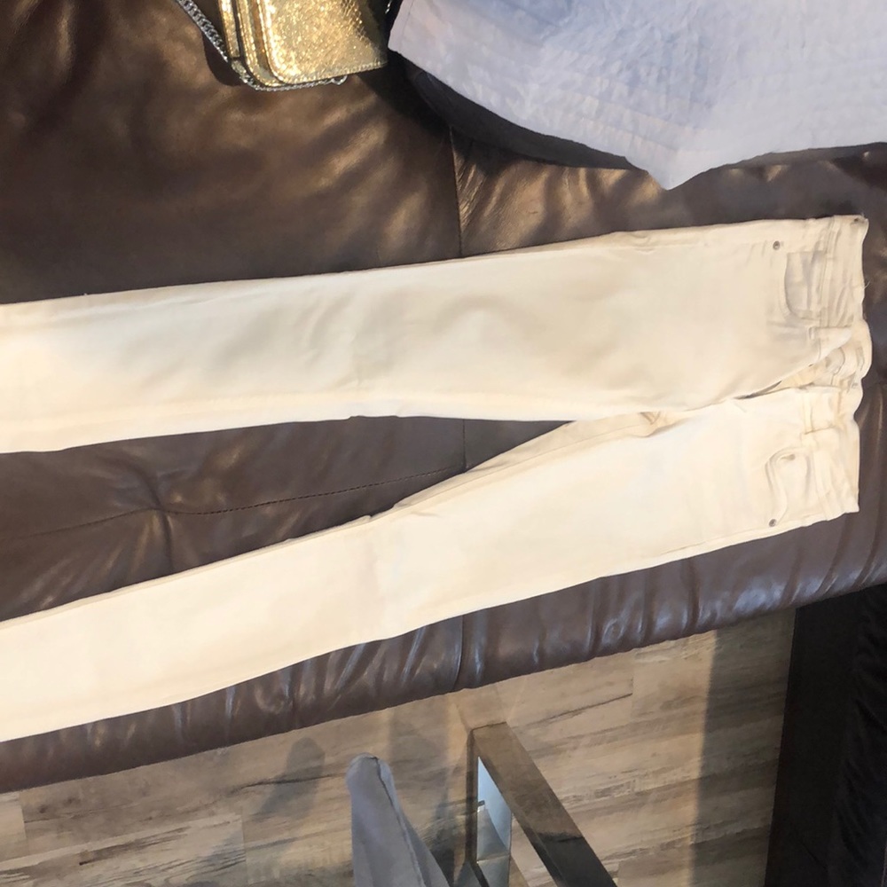 Zara white jeans